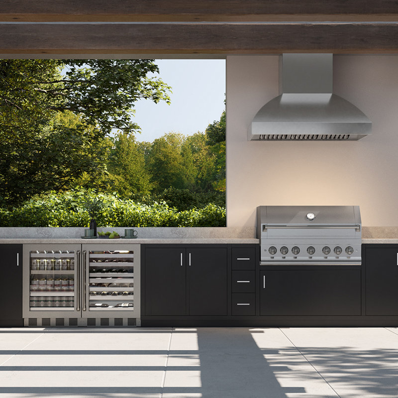 ZLINE 48 in. Wall Mount Outdoor Grill Hood