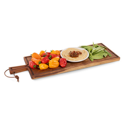 Longue planche de charcuterie rectangulaire Tagliere