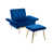 Velours bleu marine est en rupture de stock