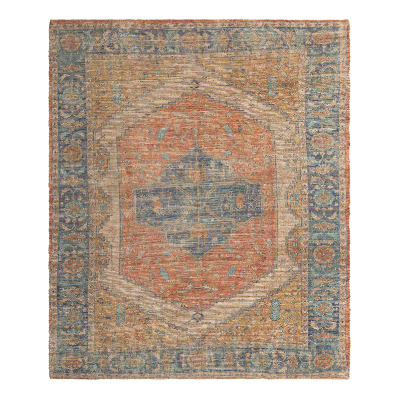 Tapis Watkin - orange / jaune, Rectangle 7 pi 10 po x 10 pi