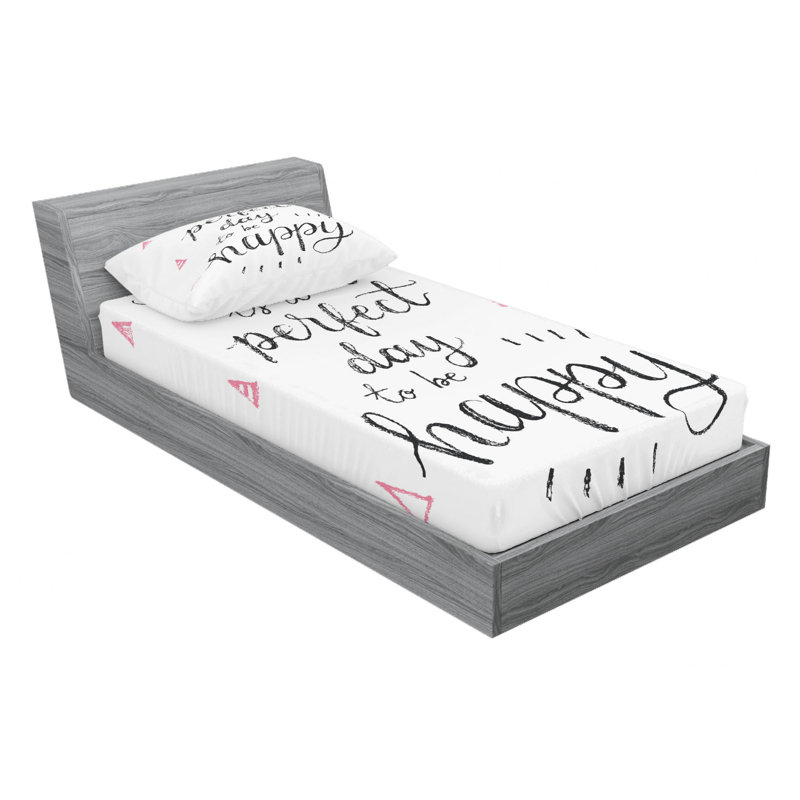 Microfiber Sheet Set, Twin Sheet Set with Fitted Sheet