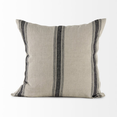 Sonia Striped Linen Pillow Cover