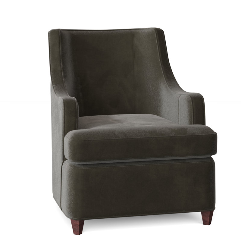 Fauteuil à oreilles Libby Langdon, Montego Bay, Polyester loden 9953