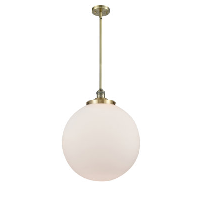 Luminaire suspendu simple à 1 lumière Frederick