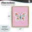 Cadre flottant bohème papillon floral rose, design par Jessica Beck-1522512819-1522512816