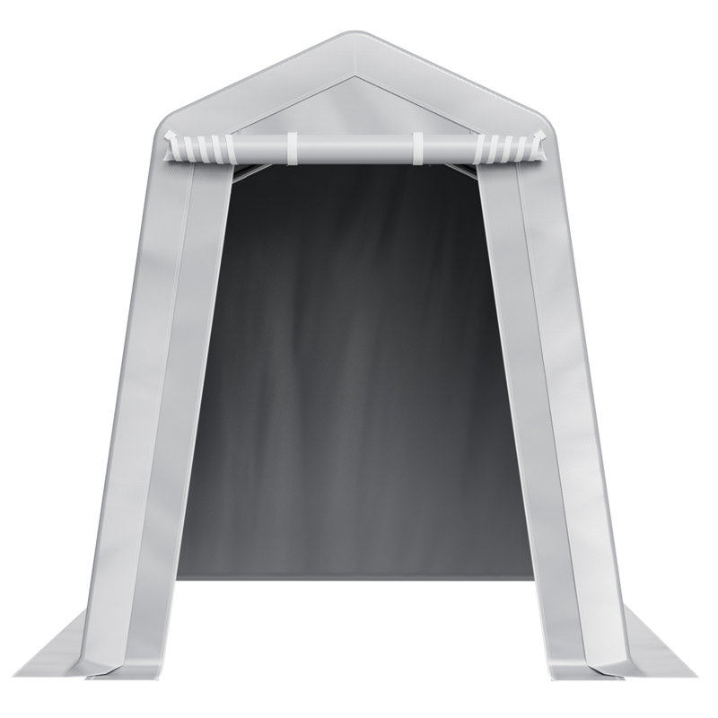 Outdoor Storage Shelter Shed 6X8 Ft Waterproof Portable Canopy Carport Tent