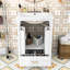 Meuble-lavabo moderne 24 po avec lavabo, portes à fermeture en douceur-925872465