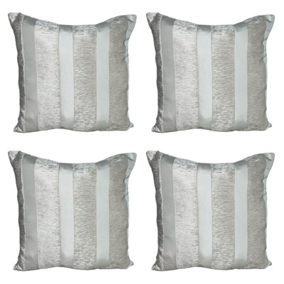 Striped Square Throw Pillow Cover