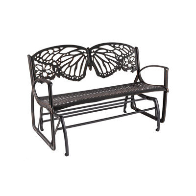 Gardnerville Butterfly Glider Bench by Rosalind Wheeler