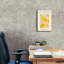 «Pink Leaves And Lemons» par Design Fabrikken, art mural sur toile-1930001658