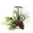10'' H Metal Tabletop Candle Accessories