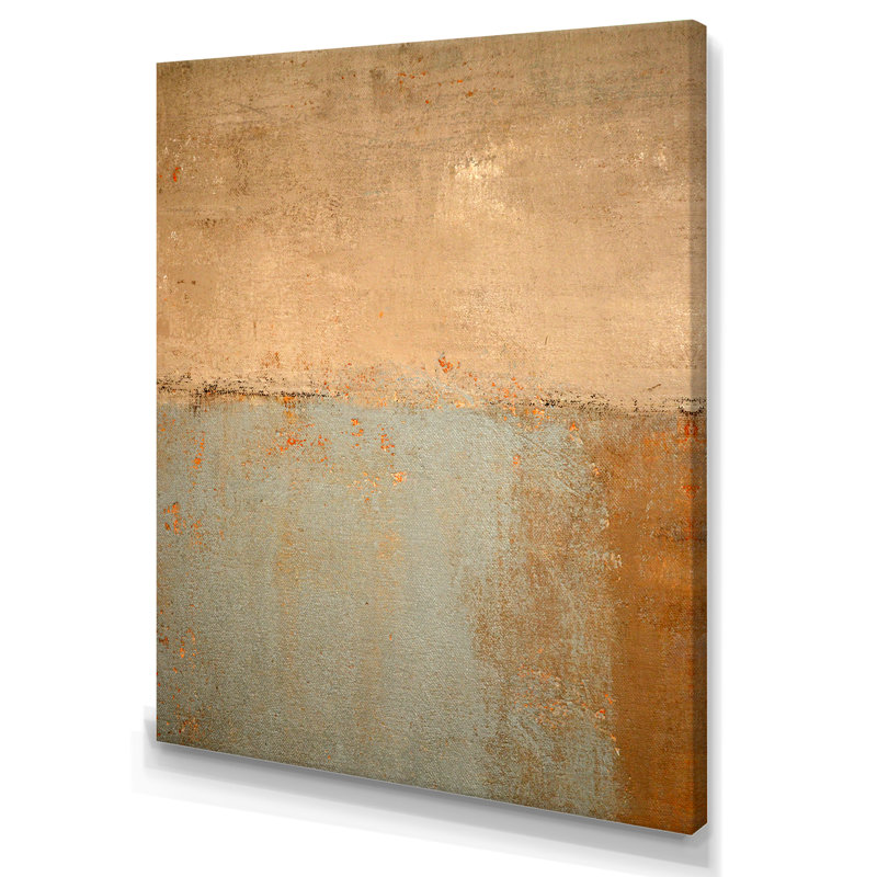 Art moderne gris et bleu II 2FL47731, H 36 po x l 24 po x P 1 po