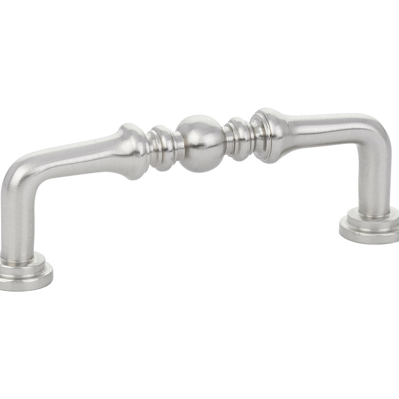 Emtek Spindle Cabinet Pull, Satin Nickel, 3.5"