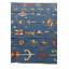 Tapis bleu Odell