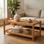 Table basse moderne à 2 niveaux