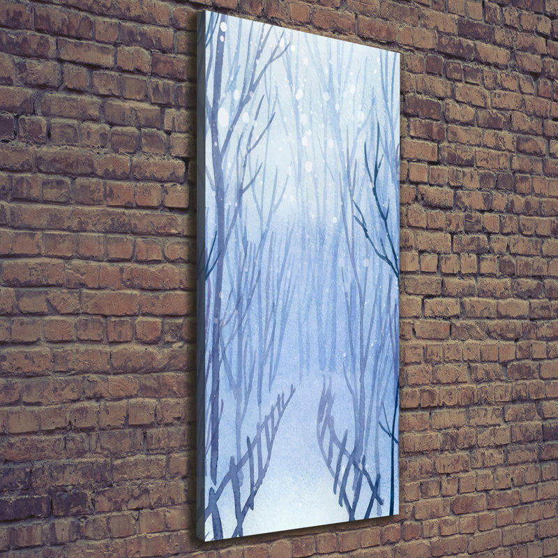 Winter forest 1 Piece Wrapped Canvas Wall Art