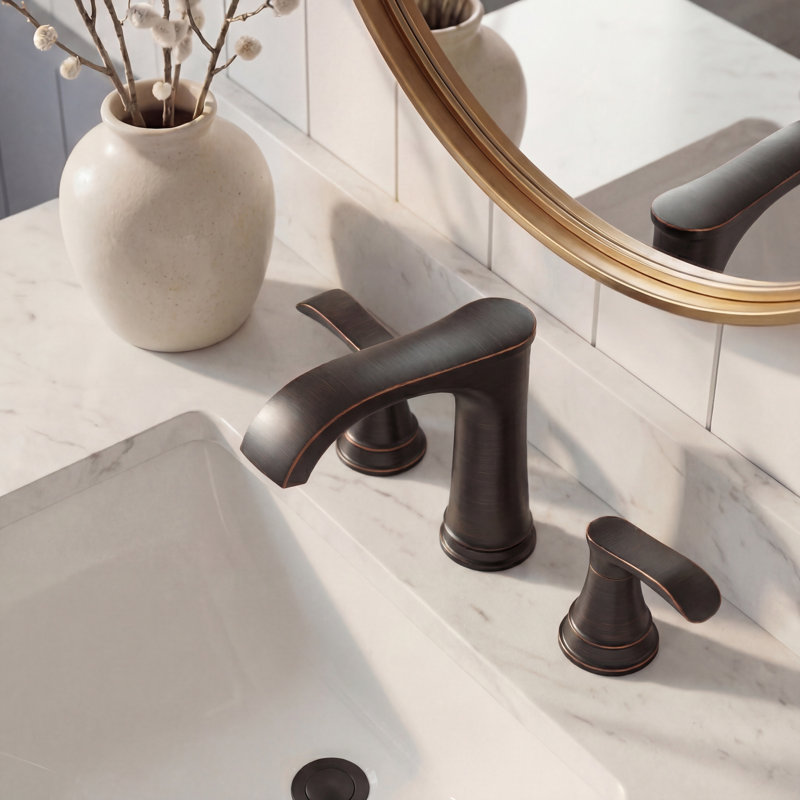Robinets de lavabo de salle de bain, Brun