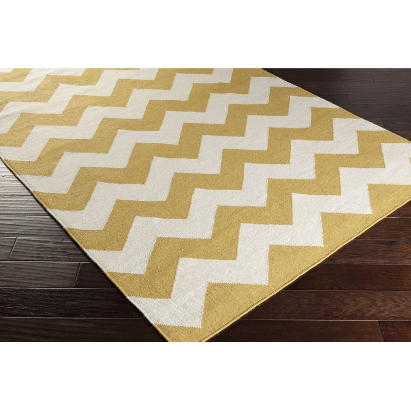 Bangor Wool Chevron Indoor Rug, Rectangle 2' x 3'