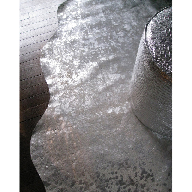 Tapis gris / argenté Houchin, Nouveauté 5 pi x 8 pi