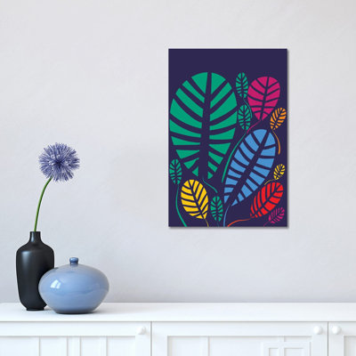 Summer Flowers In The Night by Emmanuel Signorino - Wrapped Canvas Gallery-Wrapped Canvas Giclée