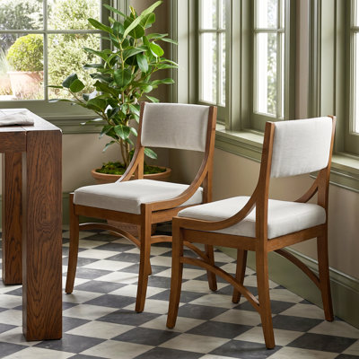 Chaise de salle à manger néo-classique avec dossier incurvé Tahoe