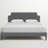 Laura Fabric Platform Bed with Squared Tapered Legs-1566467622-1566467620
