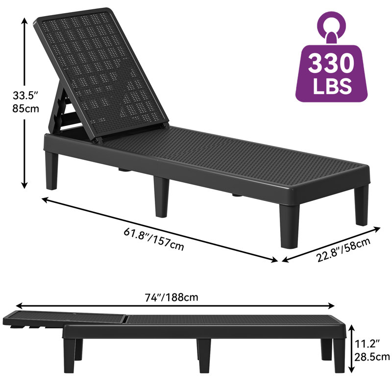 Benee Outdoor Chaise Lounge