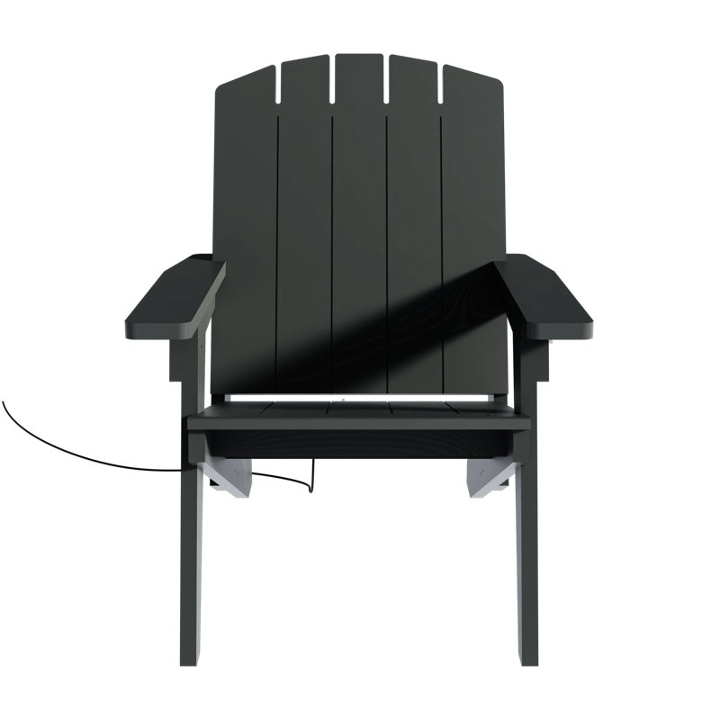 Chaise Adirondack Summit, Gris anthracite
