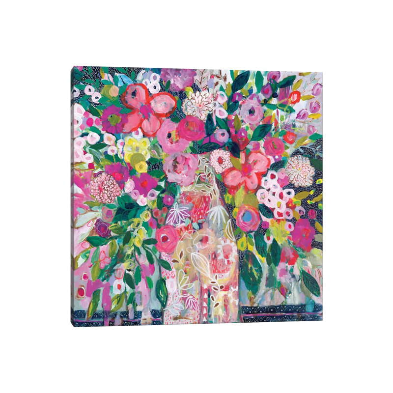 Pale Vase by Carrie Schmitt - Wrapped Canvas Painting, 93.98 cm H x 93.98 cm W x 3.175 cm D