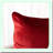 Winter Tree Red/Silver Beaded Square Pillow