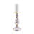 Violet Check Pillar Candlestick-129509494