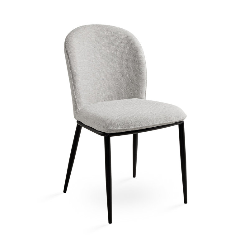 Jacarius 18'' H Upholstered Side Chair, Grey