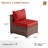 2-Person Outdoor Seating Group With Cushions-1841523421