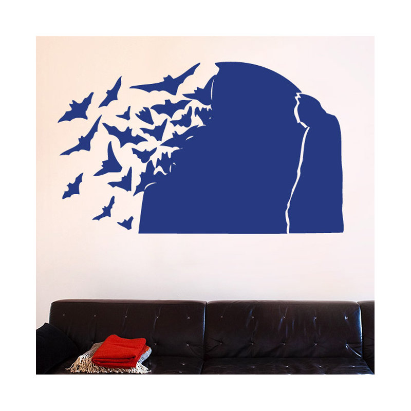 Animals Wall Decal, Dark Green, Large