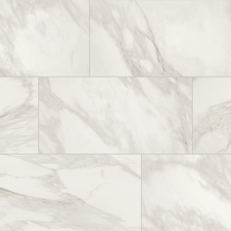 Daltile Perpetuo 12 x 24 Matte Porcelain Marble Look Floor & Wall Tile (9.00 PC Per Carton) (17.02 SQ FT Per Carton)