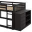 Full Over Full Bunk Bed With Drawers And Shelves-1800359806