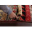 Tapis oriental unique Gabbeh Kashkoli noué à la main 4 pi x 6 pi 2 po