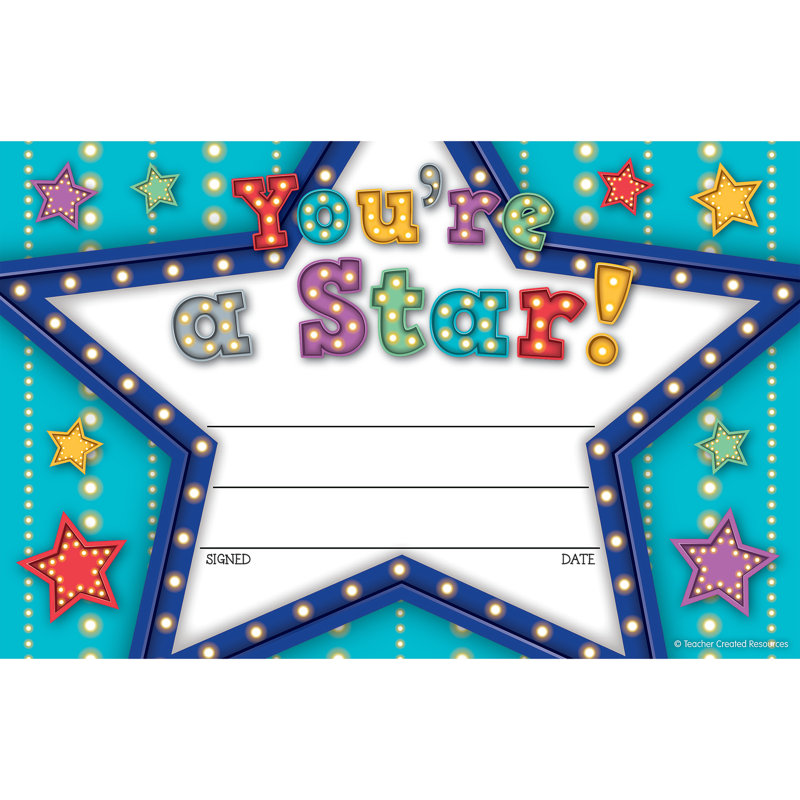 Marquee You' Are a Star Award