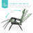 Nathen Zero Gravity Lounge Chair Recliners for Patio, Pool w/ Cup Holder Tray-337788781