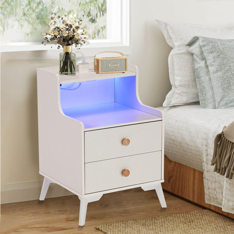 Deangelio 15.7'' W Nightstand