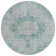 Machine Washable Indoor/Outdoor Claudian ACN1238 Teal Rug