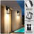 2-Pack Crystal Bubble Glass Outdoor Wall Lights With 10W Integrated LED And Weatherproof Metal Frame For Romantic Patio Illumination And Rust-Resistant Longevity In Matte Black