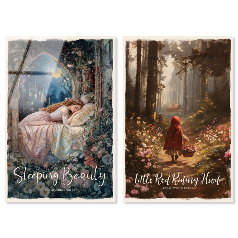 «Enchanted Fairytale Set», reproduction de paysage par Art Remedy, H 54 po x l 36 po, Ne s’applique pas