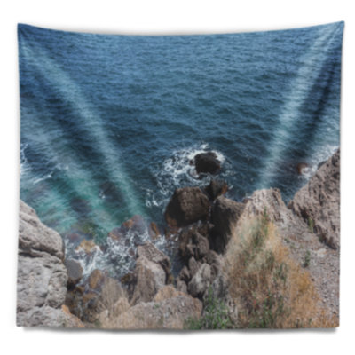 Tapisserie «Seashore Blue Waters» à la péninsule de Crimée