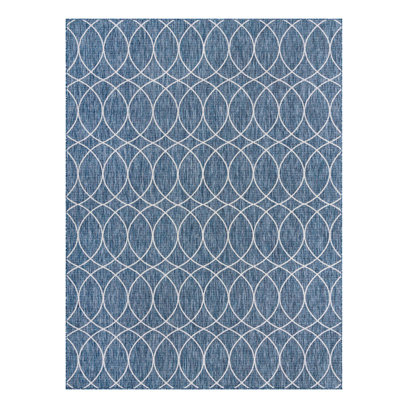 Tapis d'extérieur Blue_Unique, Rectangle 9 pi x 12 pi