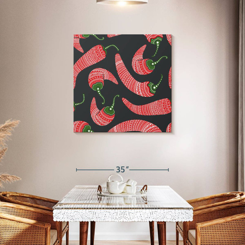 Yarlin Tribal Chili Pattern