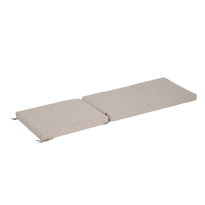 Coussin de chaise longue d'extérieur Noah, beige, Beige