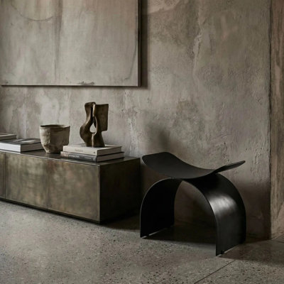 Papillon Iron Accent Stool