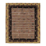 Vintage One-of-a-Kind 5'8" X 6'7" Hand Knotted Area Rug