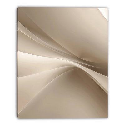 Art mural sur toile Silken Neutral Flow